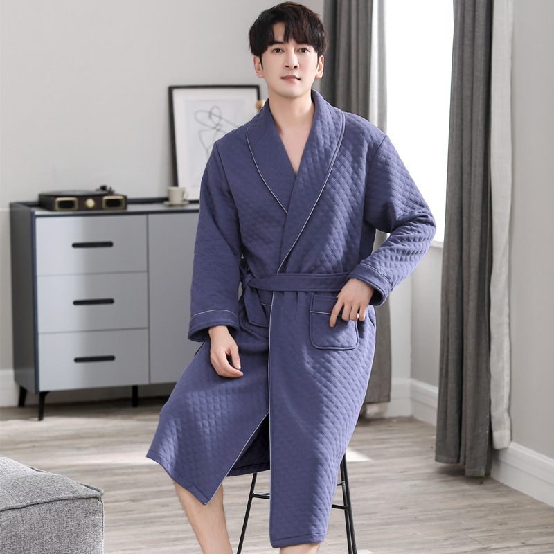 Nachtjapon Heren Casual Badjassen Losse Homewear