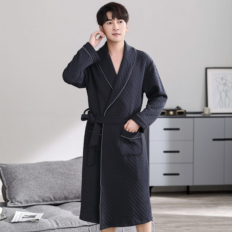 Nachtjapon Heren Casual Badjassen Losse Homewear