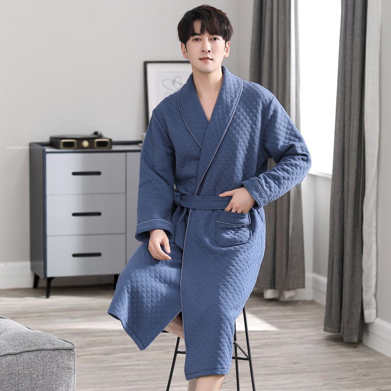 Nachtjapon Heren Casual Badjassen Losse Homewear