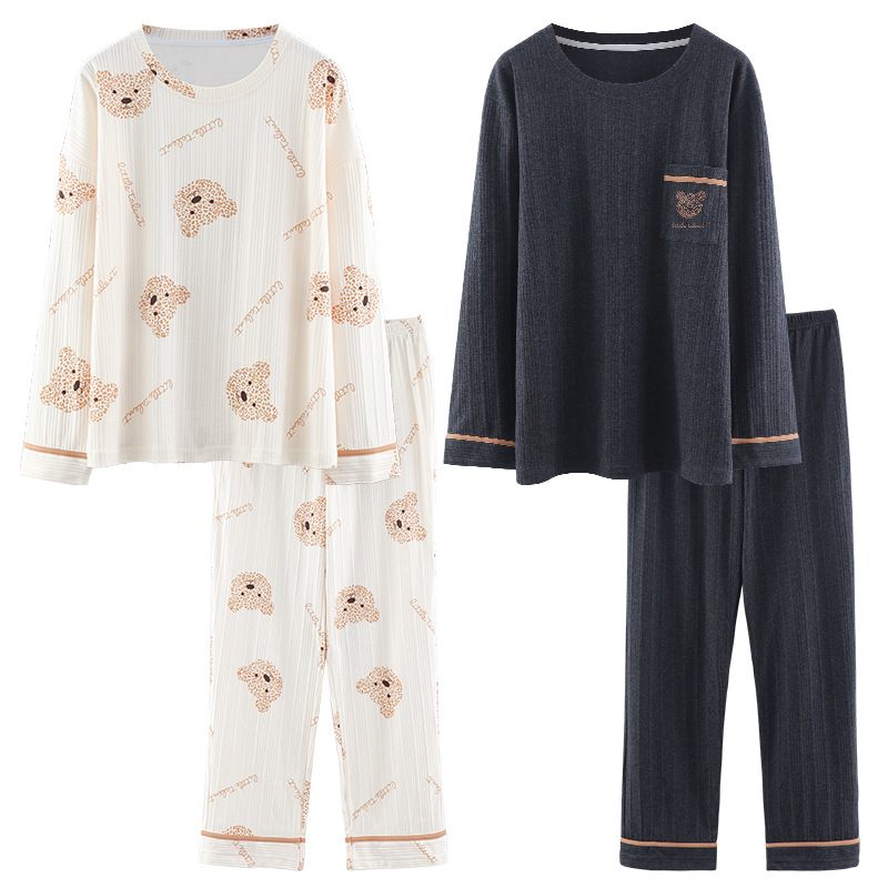 Pyjama's Met Lange Mouwen Voor Heren Leuke Sets Homewear