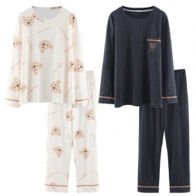 Pyjama's Met Lange Mouwen Voor Heren Leuke Sets Homewear