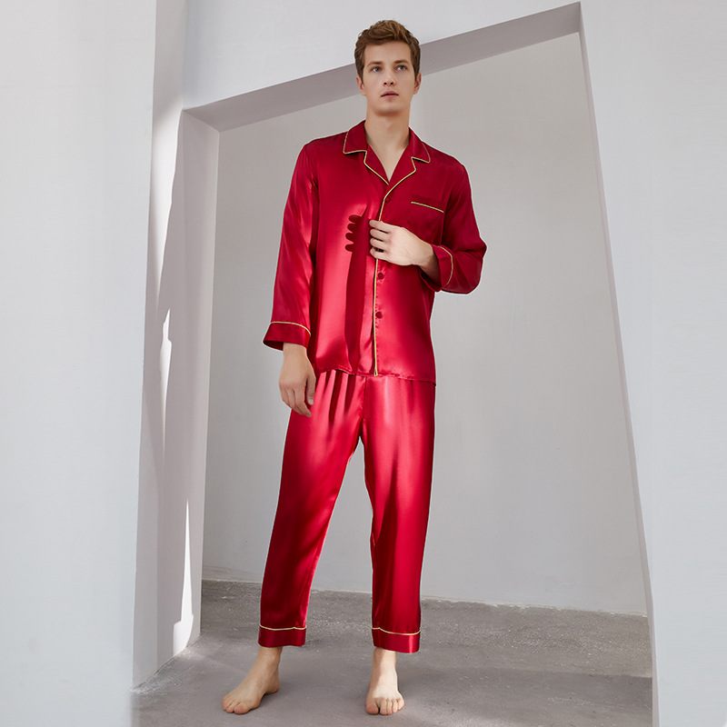 Pyjama's Voor Heren Lange Mouwen Broeken Sets Comfortabele Homewear