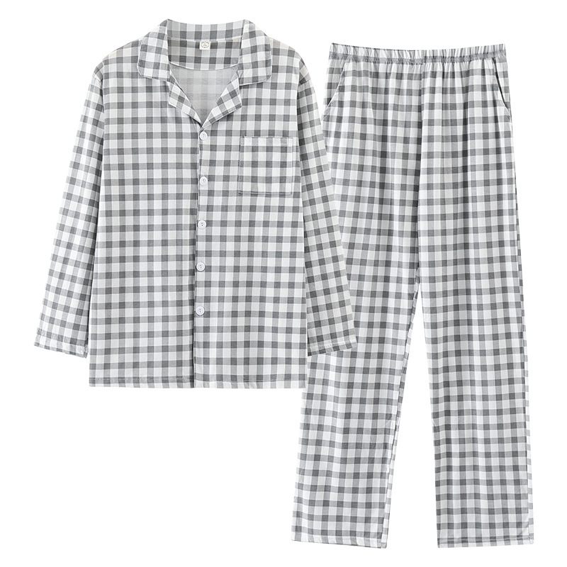 Pyjama's Voor Heren Lange Mouwen Losse Casual Homewear-sets