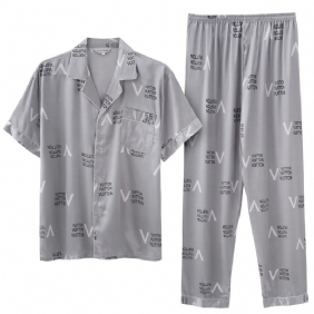 Zijden Pyjama's Herensets Loungewear