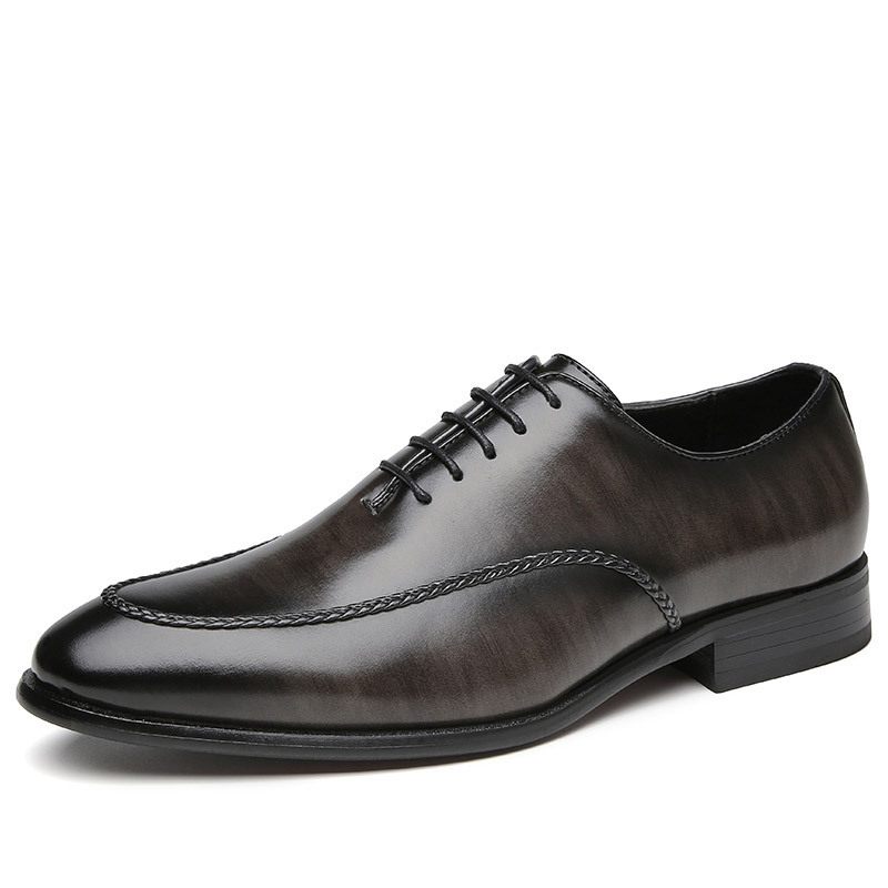 2024 Zakelijke Geklede Schoenen Heren Retro Tienerschoenen Gentleman Oxford Derbyschoenen