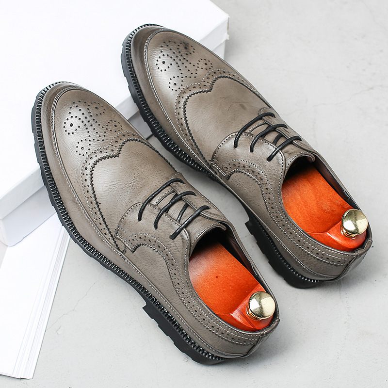 Brogue Schoenen Herenschoenen Nieuwe Mode Business Geklede Heren Grote Maat Oxford 48