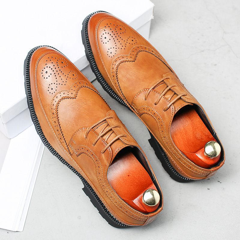 Brogue Schoenen Herenschoenen Nieuwe Mode Business Geklede Heren Grote Maat Oxford 48