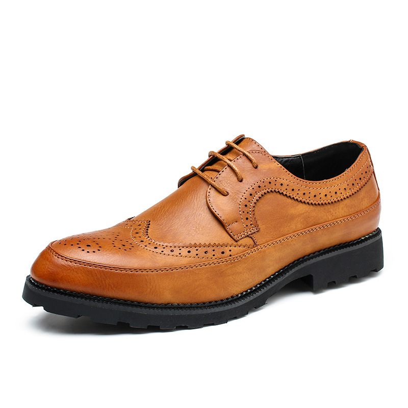 Brogue Schoenen Herenschoenen Nieuwe Mode Business Geklede Heren Grote Maat Oxford 48