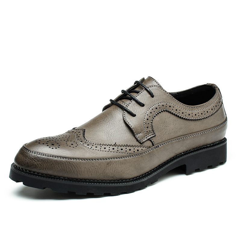 Brogue Schoenen Herenschoenen Nieuwe Mode Business Geklede Heren Grote Maat Oxford 48