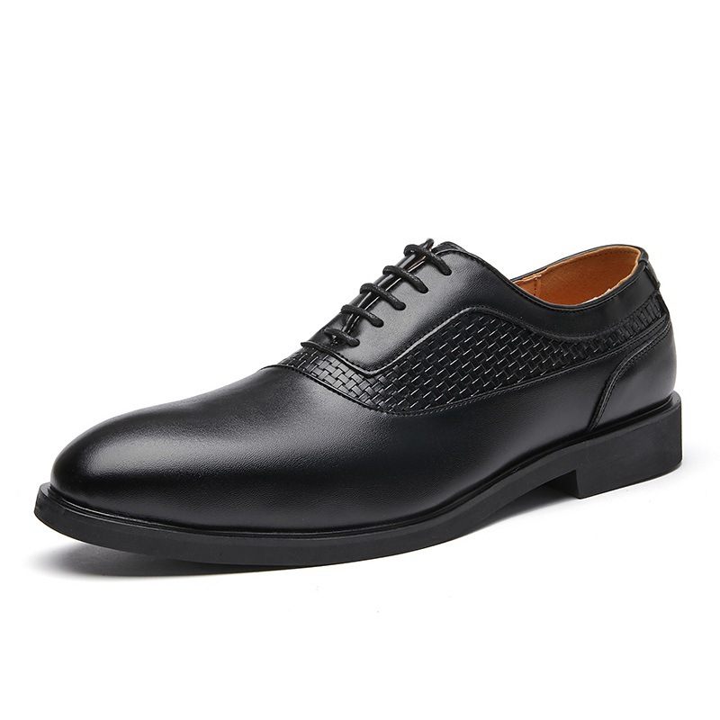 Grote Maat 47 Business Casual Herenschoenen Banketkleding Schoenen Bruidegom Trouwschoenen Kleur Polijsten Oxford