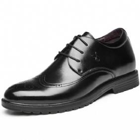 Herenschoenen 2024 Zomer Business Dress Schoenen Gesneden Brogue Jeugd Verhoogd