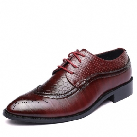 Herenschoenen Nieuwe Mode Grote Maat Casual Kleding Schoenen Brogue Veterschoenen 47 48