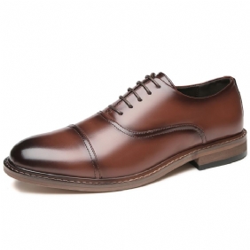 Herenschoenen Ronde Neus 2024 Zomer Business Formele Kleding Schoenen Oxford Derby Bruiloft Flats