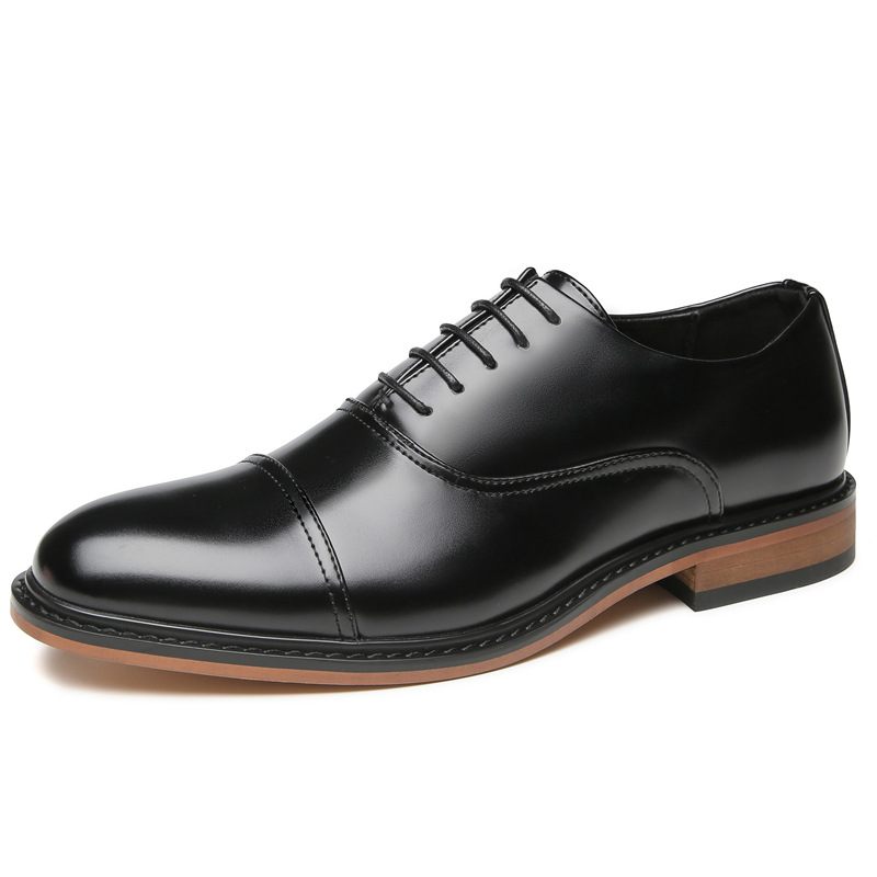 Herenschoenen Ronde Neus 2024 Zomer Business Formele Kleding Schoenen Oxford Derby Bruiloft Flats