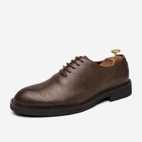 New Fashion Plus Size Formele Oxford Schoenen Heren Brogues Vrijetijdskleding Business Trendy