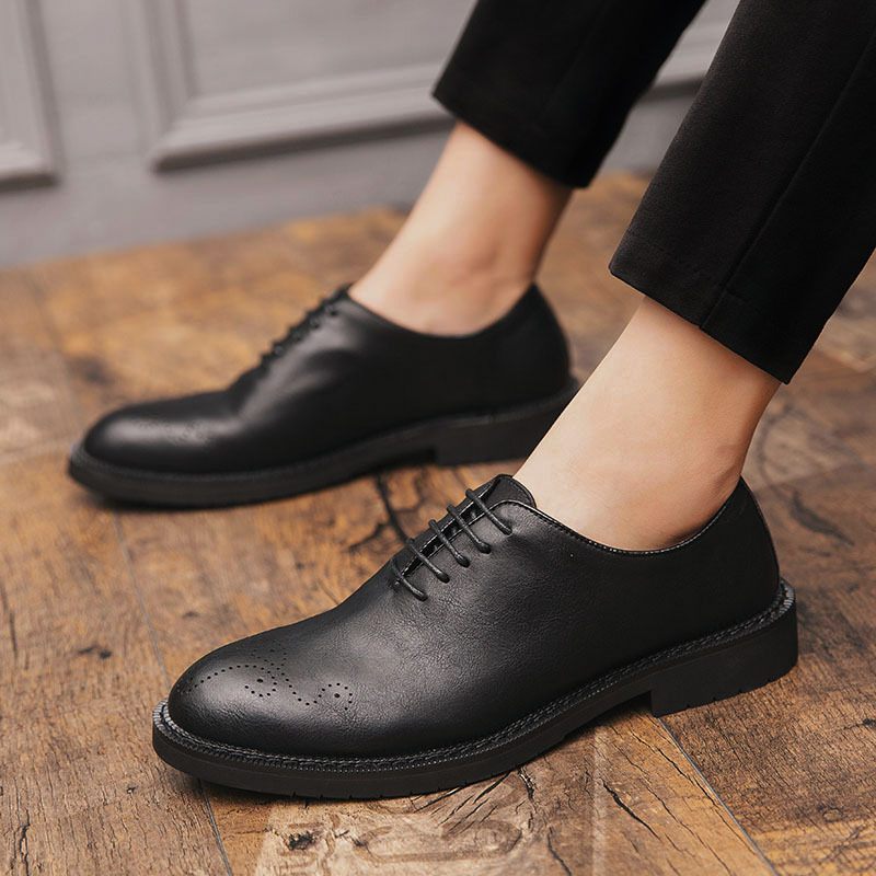 New Fashion Plus Size Formele Oxford Schoenen Heren Brogues Vrijetijdskleding Business Trendy