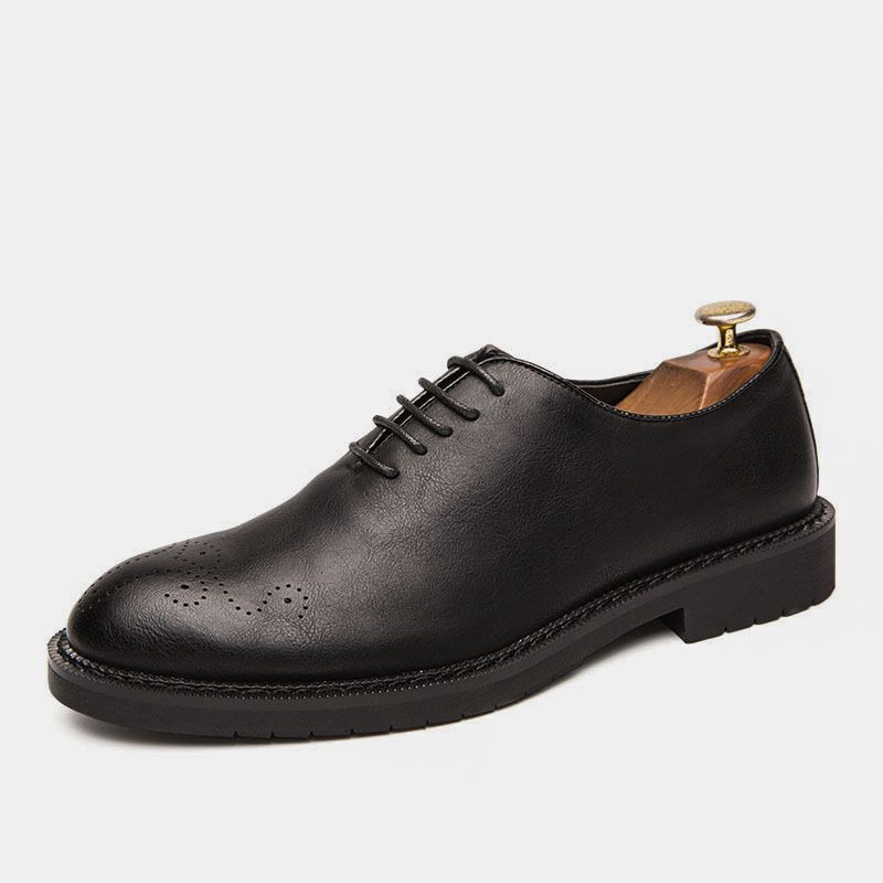 New Fashion Plus Size Formele Oxford Schoenen Heren Brogues Vrijetijdskleding Business Trendy