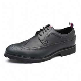 Nieuwe Zakelijke Herenschoenen Brogue Schoenen Gesneden Retro Trend Heren Geklede