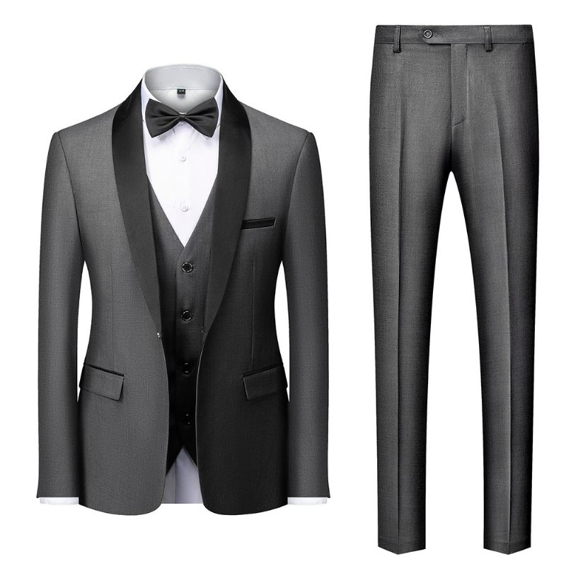 Herenkostuums Business Casual Jurk Slim Fit