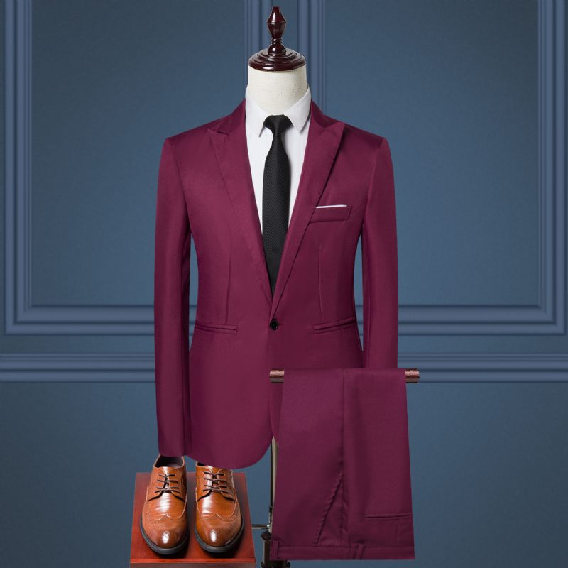 Suits 2024 Fashion Business Casual Herenpakken