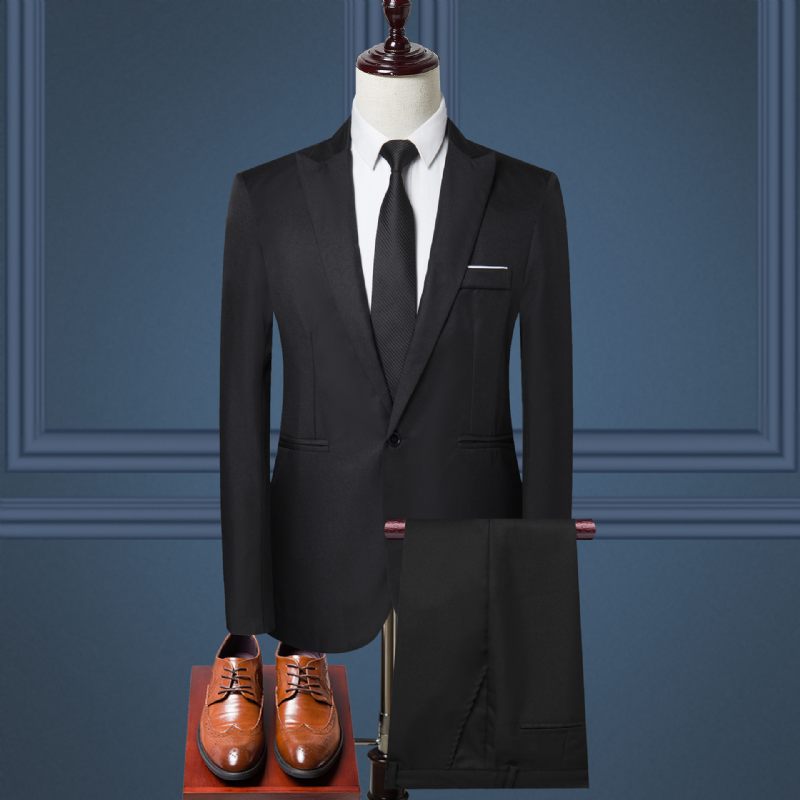 Suits 2024 Fashion Business Casual Herenpakken