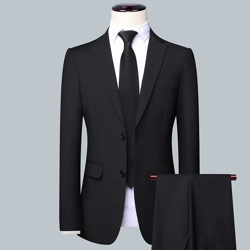 Suits Heren Business Casual Tweedelige Formele Slanke Jurk