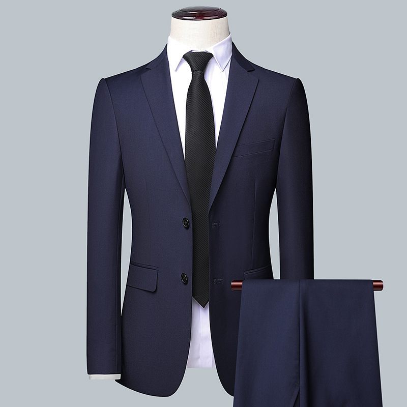 Suits Heren Business Casual Tweedelige Formele Slanke Jurk