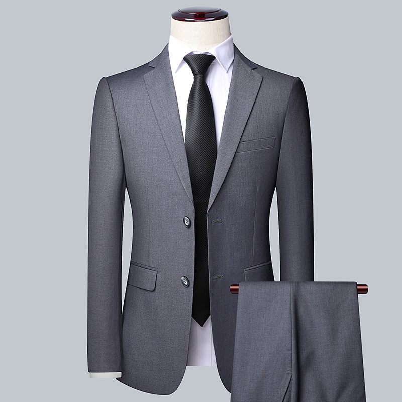 Suits Heren Business Casual Tweedelige Formele Slanke Jurk