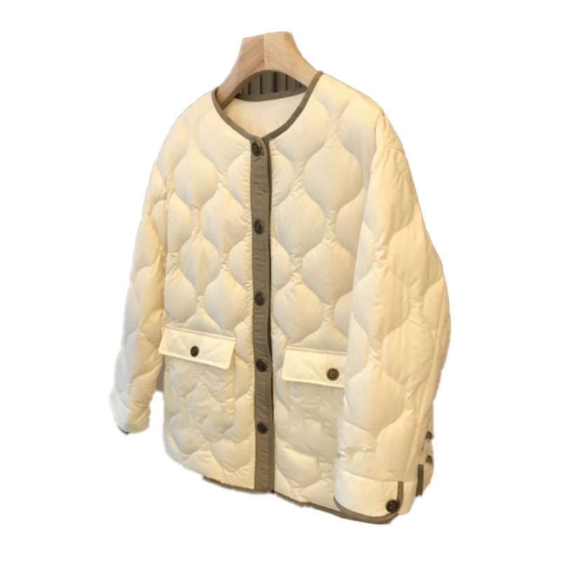 Dames Donsjack Diamond Lightweight White 2024 Short Coat