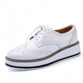 Brogue Schoenen Dames Plateauzolen Dikke Zolen Nieuwe Damesschoenen Herfst Veterschoenen Casual Platte