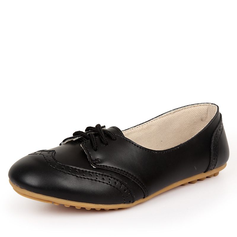 Brogue Schoenen Dames Veterschoenen Comfortabele Spring Flat Ademend