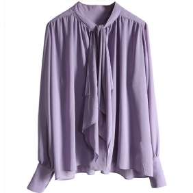 Dames Shirt Losse Chiffon Top