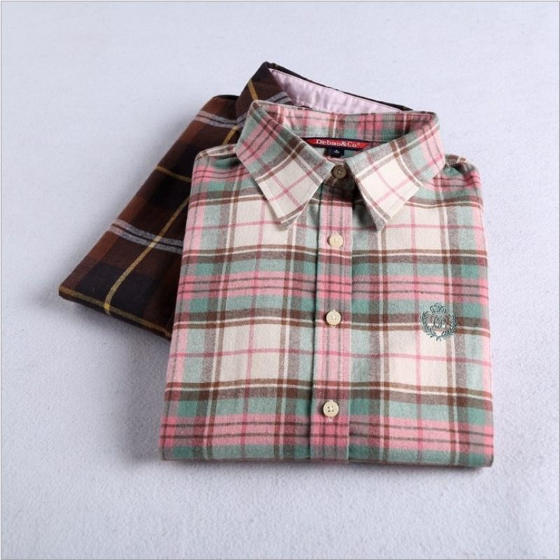 Schuren Plaid Shirt Dames Verdikt