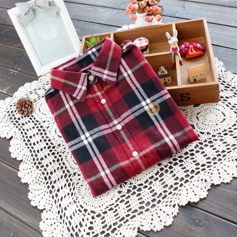 Schuren Plaid Shirt Dames Verdikt