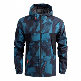 Heren Bovenkleding Dun Casual Sneldrogend Windjack Outdoor Jack Met Capuchon