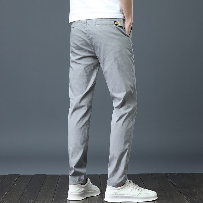 2024 Casual Stretch Sport Trend Mode Heren Broek Dun Gedeelte Slim Fit