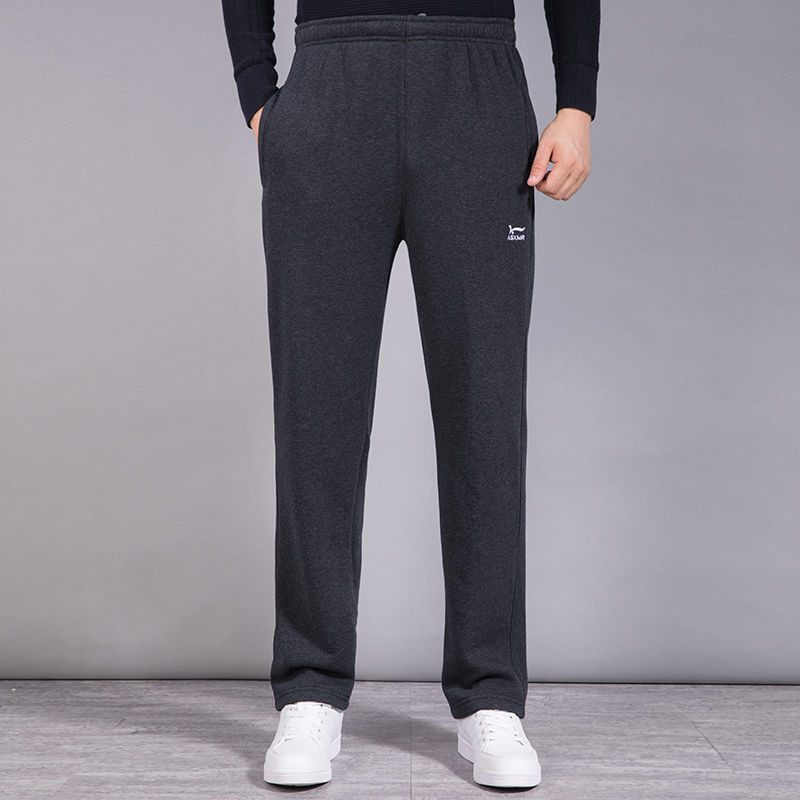 Casual Broek Heren Gebreid Sport Recht Los