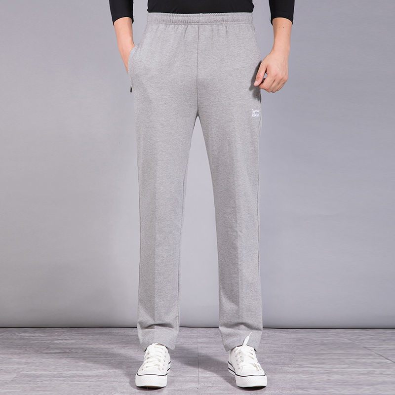 Casual Broek Heren Gebreid Sport Recht Los