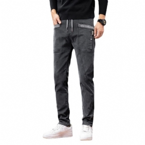 Dikke Gestreepte Overall Heren Casual Broek Rechte Sport