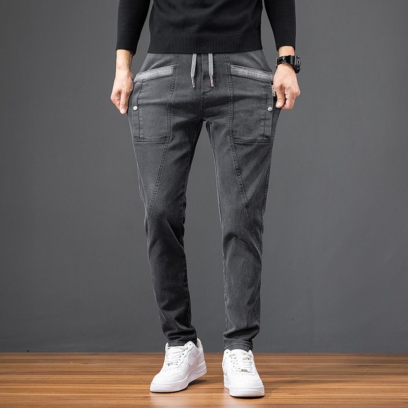 Dikke Gestreepte Overall Heren Casual Broek Rechte Sport