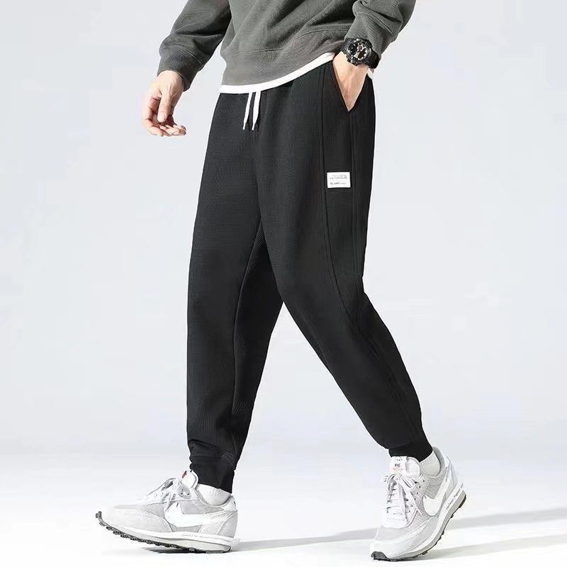 Grijze Dunne Joggingbroek Mode Casual Broek Heren