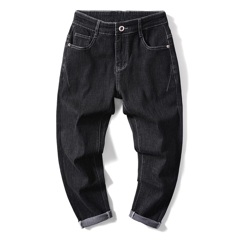 Heren Jeans Losse Rechte Broek 2024 Casual