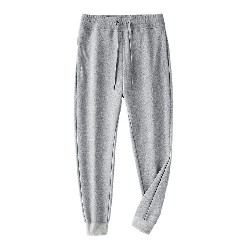 Heren Joggingbroek Trekkoord Voeten Sport Casual Broek Recht Los