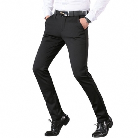 Herenbroek Stretch Business Casual Broek Recht