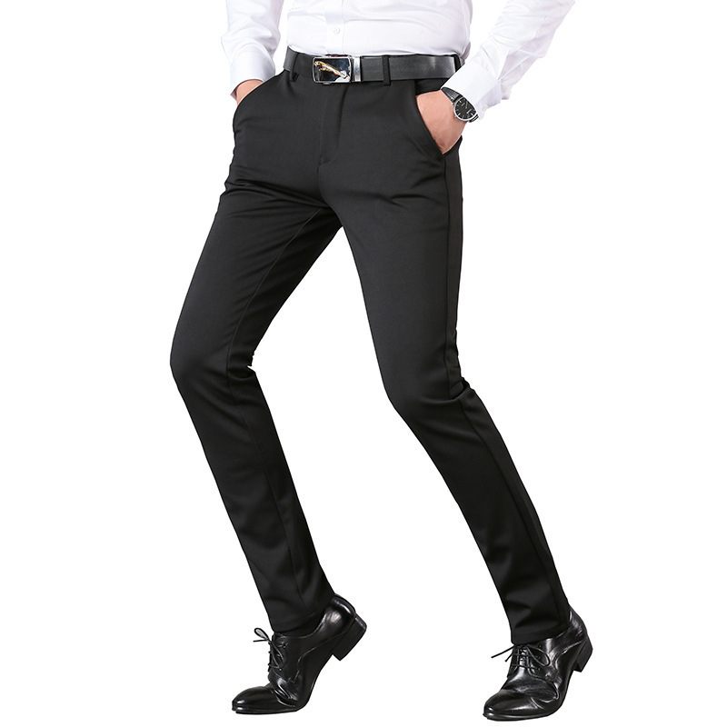 Herenbroek Stretch Business Casual Broek Recht