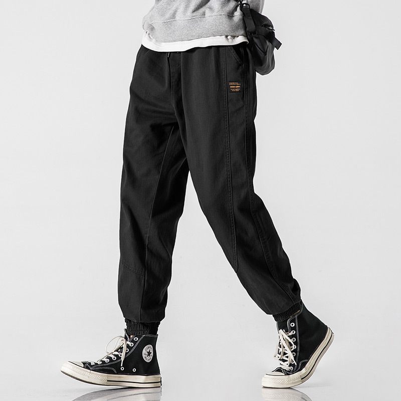 Herenoveralls Casual Losse Voeten Trendy Smalle Joggingbroeken