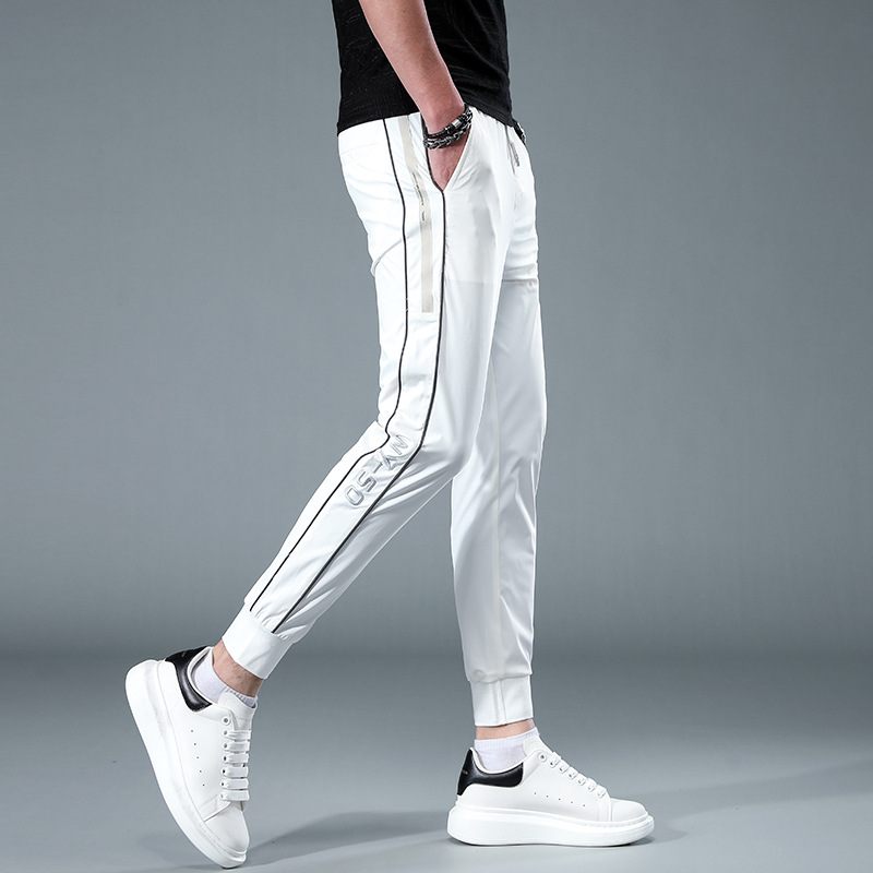 Vrijetijdsbroek Voor Heren Sneldrogende Slim Fit Sport Cropped Broek