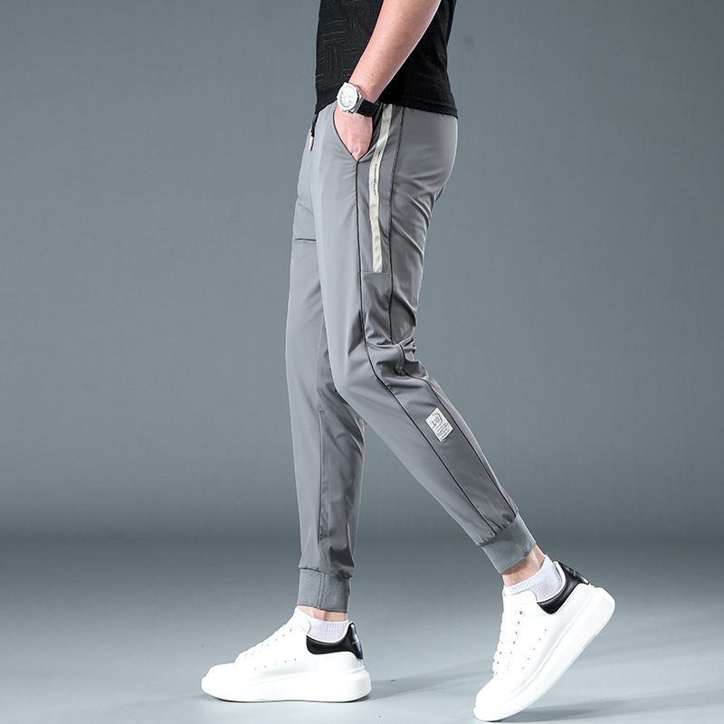 Vrijetijdsbroek Voor Heren Sneldrogende Slim Fit Sport Cropped Broek