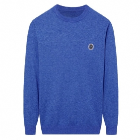 Heren Dunne Trui Casual Ronde Hals Pullover Gebreide Kleding