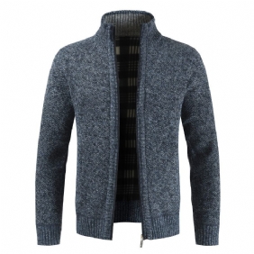 Heren Sweaterjack Losvallend Casual Gebreid Vest Trend